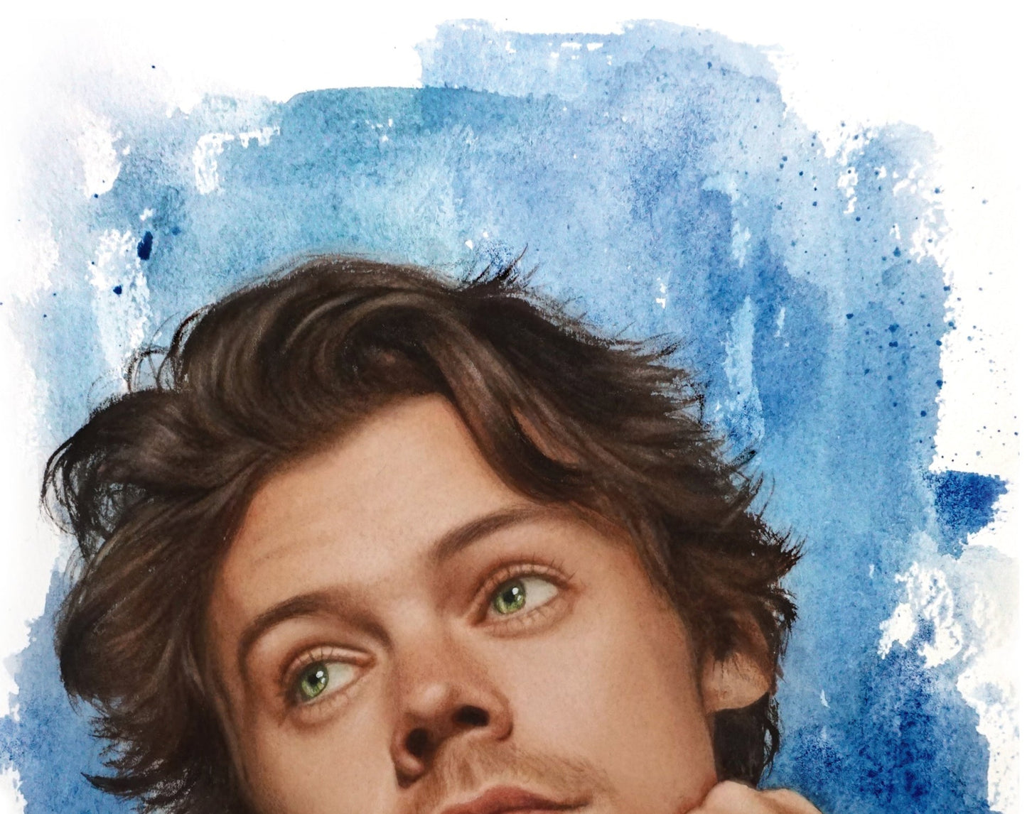 Harry Styles Art Print- Gorgeous watercolor print