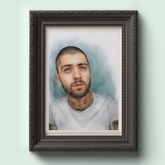 Zayn Malik- watercolor original piece